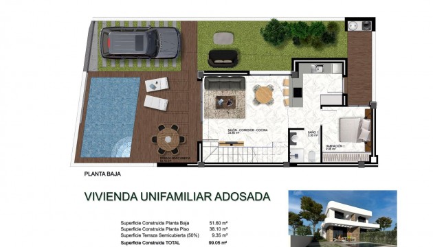 Nouvelle construction - Villa's
 - Los Montesinos - La Herrada