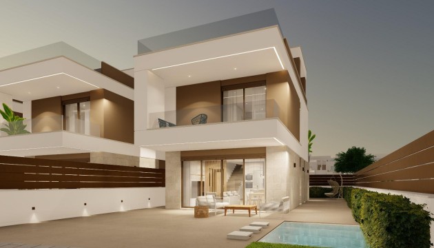 Villas - New Build - Pilar de la Horadada - pueblo
