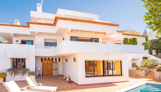 6 Schlafzimmer-Immobilie mit Meerblick in Pla del Mar Moraira Costa Blanca zu verkaufen