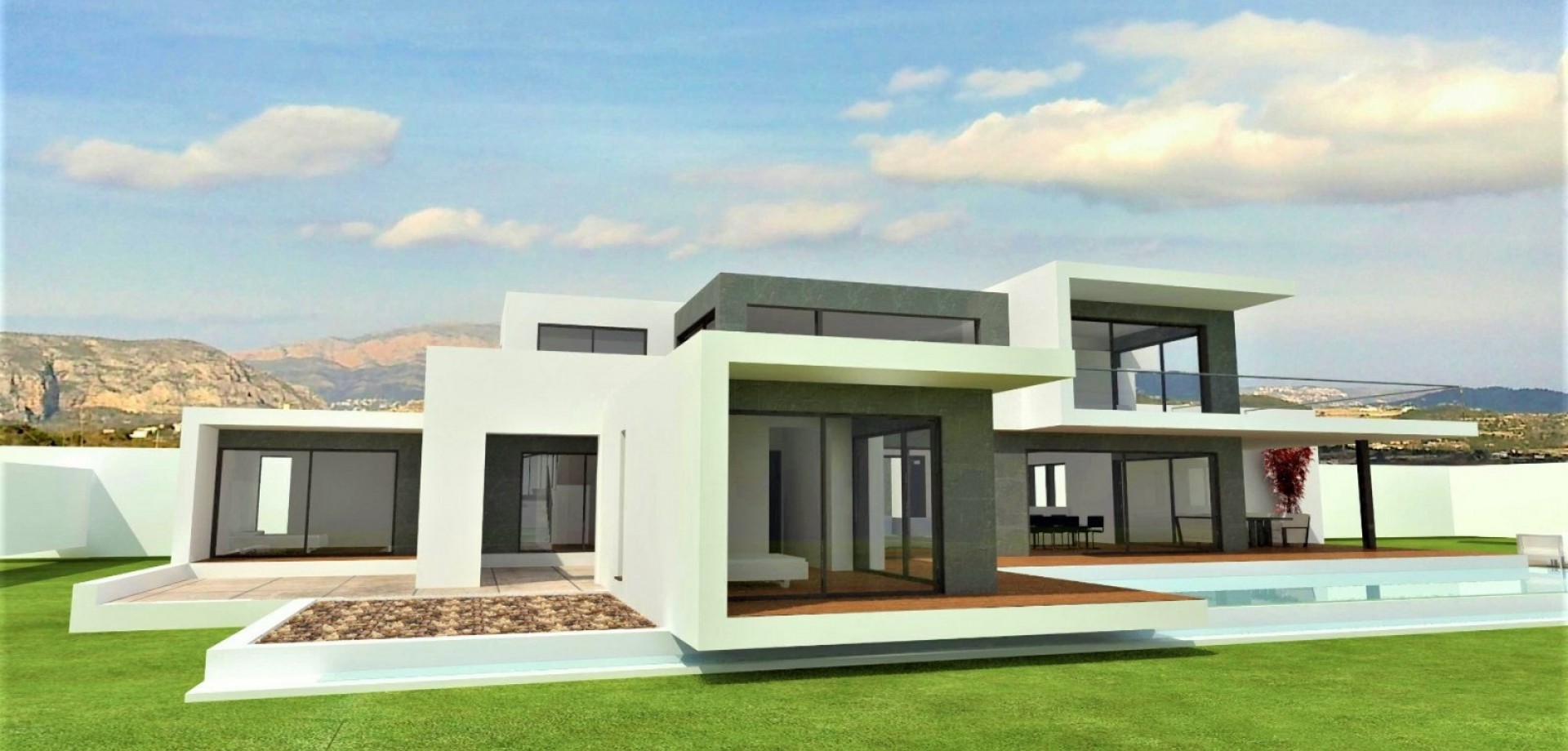 Venta - New build Villa - Calpe - Empedrola