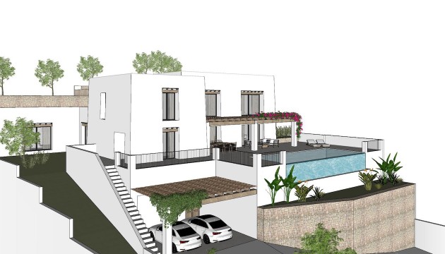 Nouvelle construction - Villa's
 - Moraira - Paichi