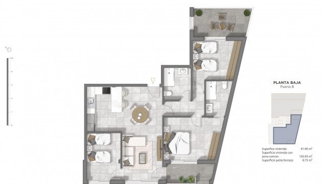 Nueva construcción  - Apartamento - Guardamar - Pueblo