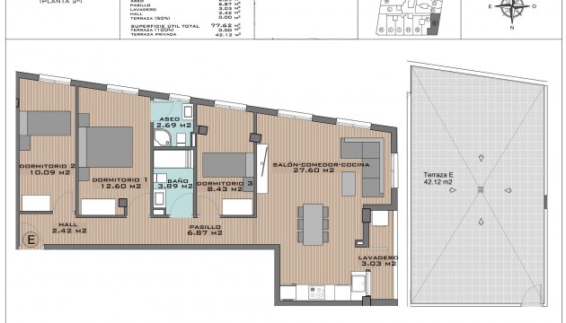 New Build - Wohnung - Algorfa - Pueblo