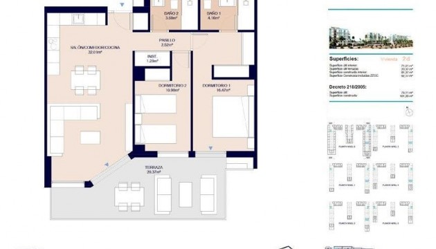 New Build - Wohnung - Almerimar - 1ª Linea De Playa