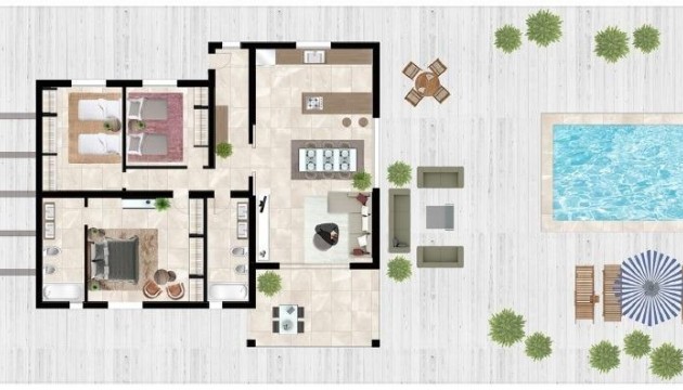 New Build - Villas - Hondón De Las Nieves - La Canalosa