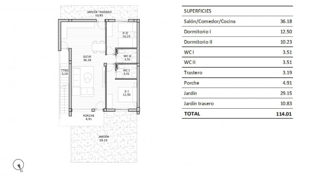 New Build - Bungalow - San Miguel de Salinas - Pueblo