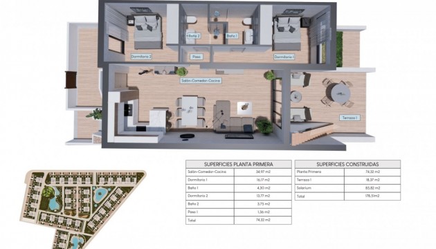 New Build - Bungalow - Torrevieja - Los balcones