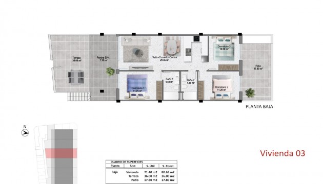 New Build - Apartment - Pilar de la Horadada - pueblo