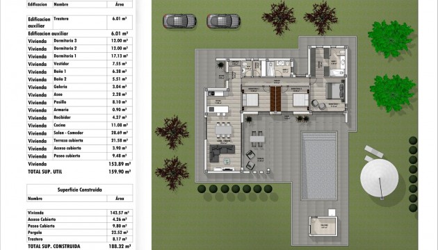 New Build - Villen
 - Aspe - Poligono 19