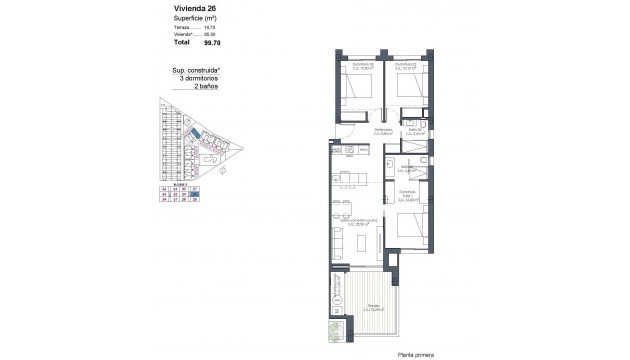 Nouvelle construction - Appartement - Los Alcazares - Serena Golf
