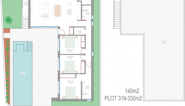 New Build - Villen
 - San Javier - Parque del doce
