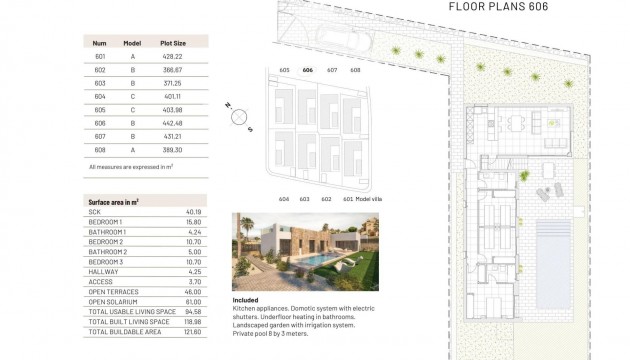New Build - Villen
 - Algorfa - La Finca Golf