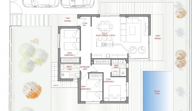 Nouvelle construction - Villa's
 - Polop - La Alberca