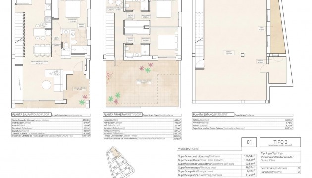 Nouvelle construction - Villa's
 - Hondon de los Frailes - Centro