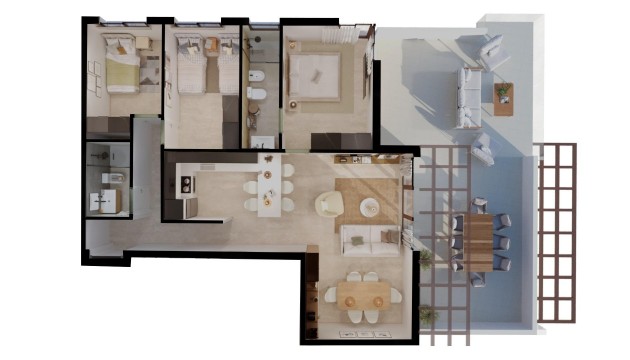 Nouvelle construction - Appartement - Vera - Vera Playa