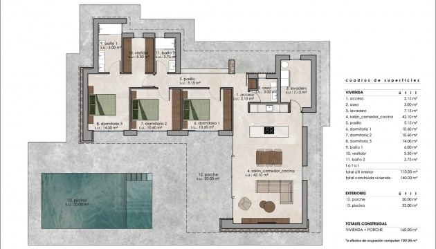 Nouvelle construction - Villas
 - Pinoso - Lel