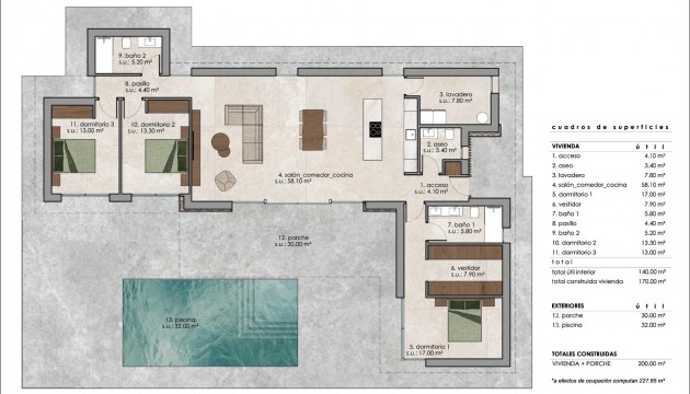 Nouvelle construction - Villa's
 - Pinoso - Lel