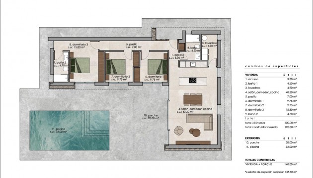 Nouvelle construction - Villa's
 - Pinoso - Lel