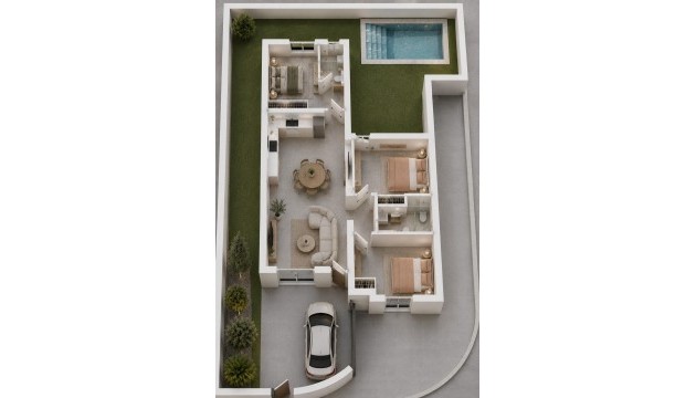 New Build - Villen
 - Mazarron - Country Club