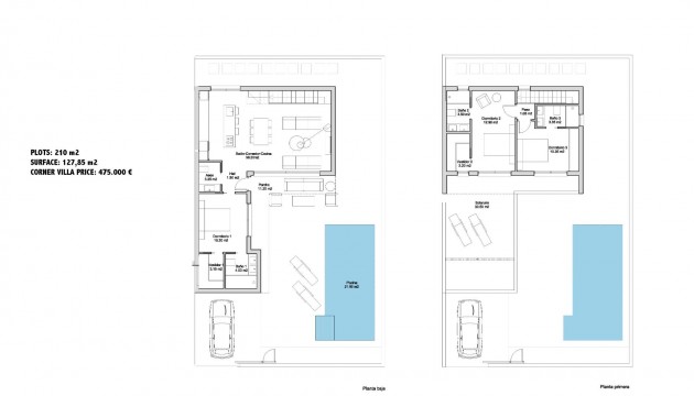 New Build - Villas - San Javier - Parque de los leones