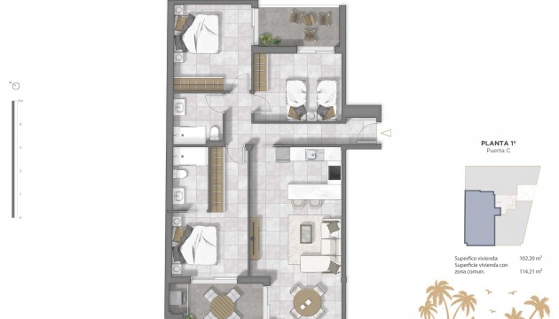 New Build - Apartment - Guardamar - Pueblo
