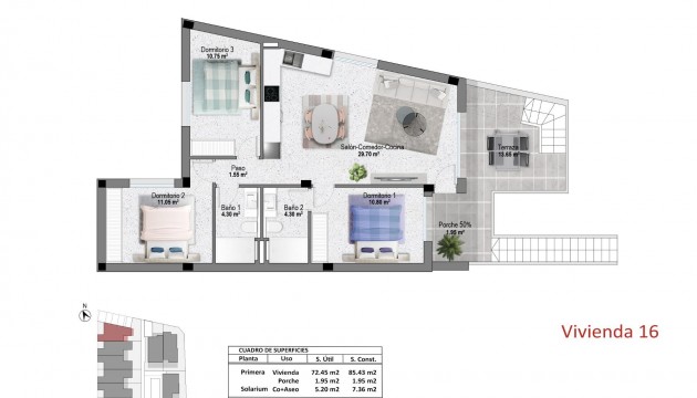 Nouvelle construction - Appartement - Pilar de la Horadada - pueblo