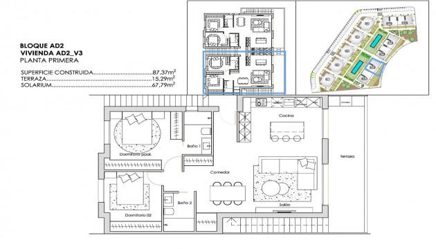 Nouvelle construction - Appartement - Torre Pacheco - Santa Rosalia Lake And Life Resort