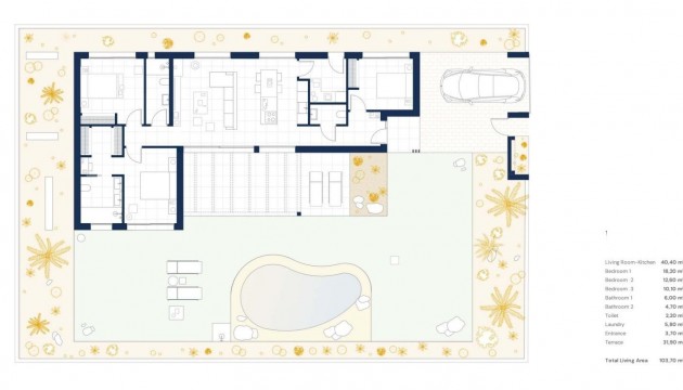 Nouvelle construction - Villa's
 - Banos Y Mendigo - Altaona Golf
