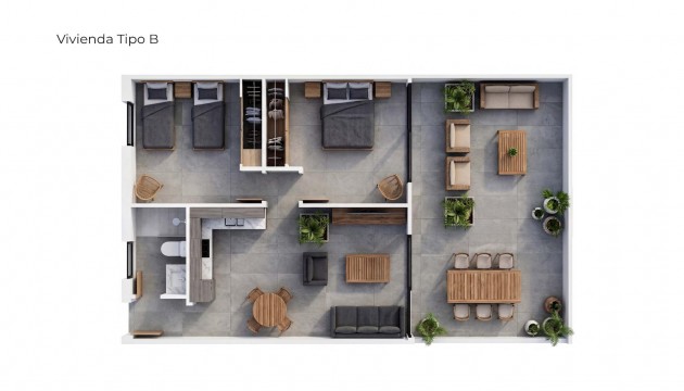 Nouvelle construction - Appartement - Vera - Vera Playa