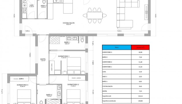 Nouvelle construction - Villa's
 - Aspe - urbanizaciones