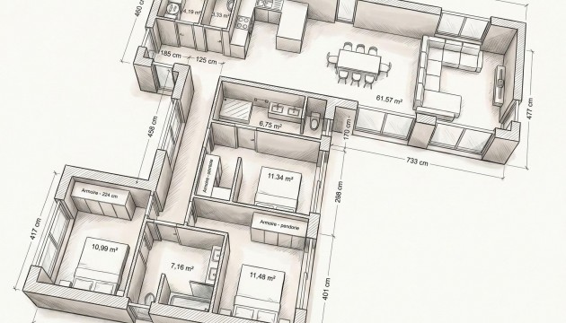 Nouvelle construction - Villa's
 - Pinoso - Casas Pastor