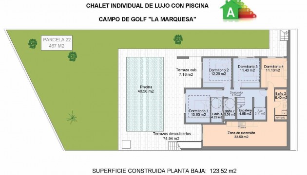 Nueva construcción  - Villas
 - Rojales - Golf La Marquesa (Ciudad Quesada)