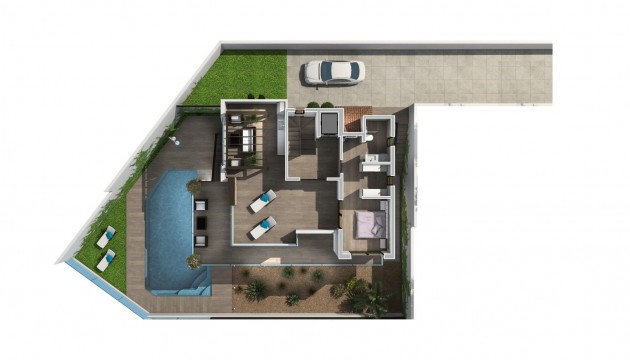 Nouvelle construction - Villa's
 - Rojales - Golf La Marquesa (Ciudad Quesada)