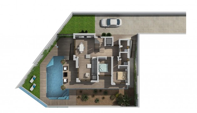 Nouvelle construction - Villa's
 - Rojales - Golf La Marquesa (Ciudad Quesada)